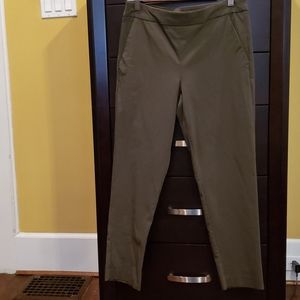 Olive Green Pull On Pants